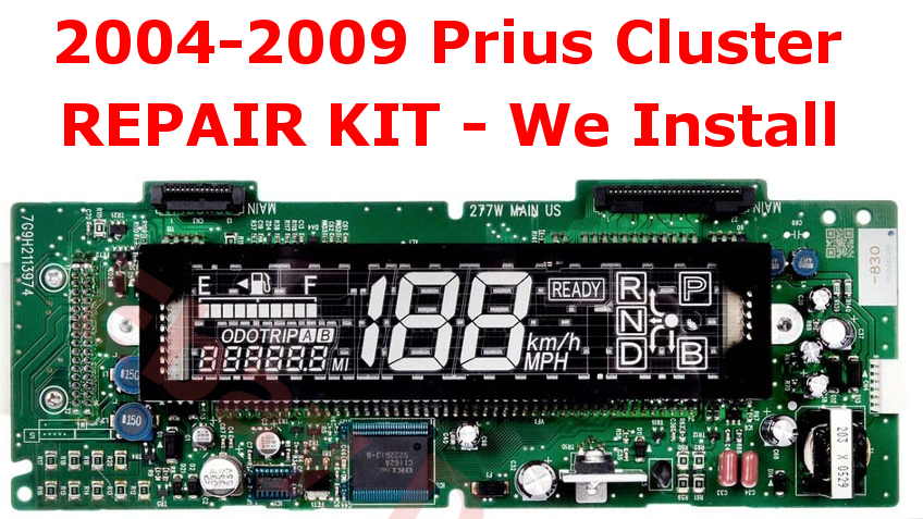 2004-2009 Toyota Prius Combo Meter Cluster Display Repair 